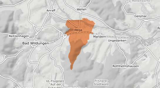 Mietspiegelkarte Bad Wildungen Wega